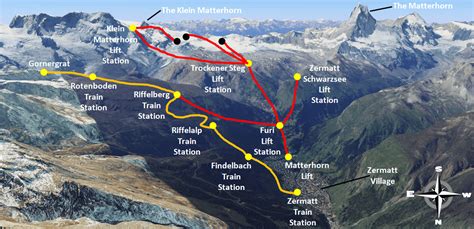 trains from zermatt to italy.